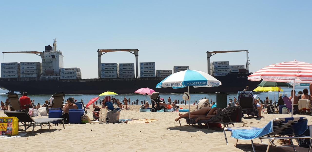 Rijksmonument Havenzicht, Met Zeezicht, Ligging Direct Aan Zee En Centrum ลิสซิงเงิน ภายนอก รูปภาพ